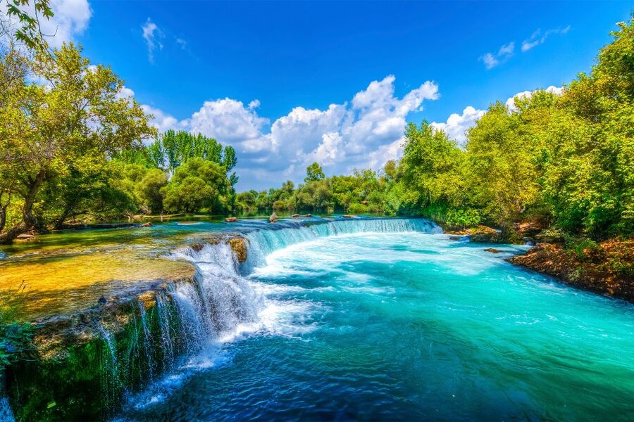 City of Side: Manavgat River Boat Lunch Cruise & Bazaar Tour - Cruising the Manavgat River