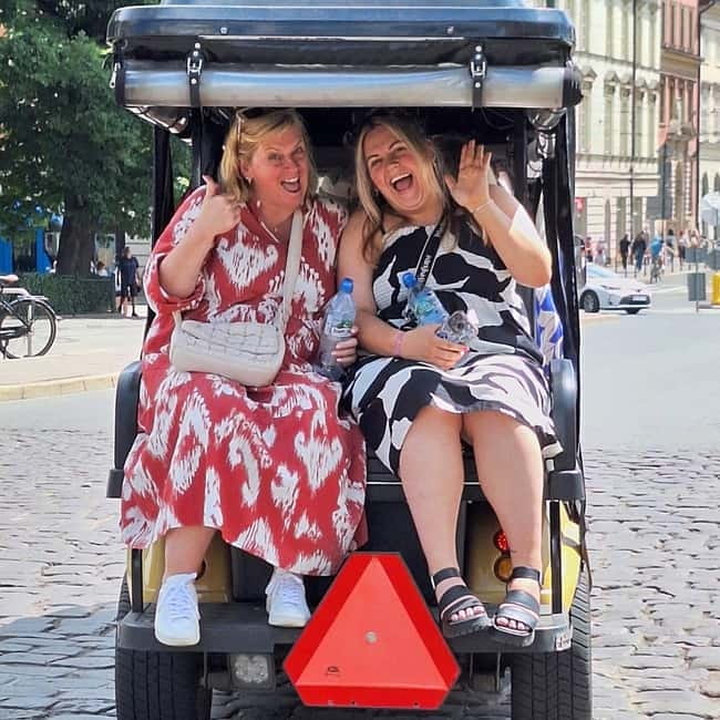 City Tour Cracow golf car plus Cruise on the Vistula River. - Kazimierz, where the route slows down
