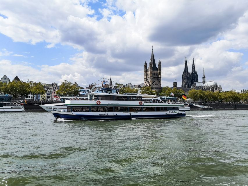 Cologne: Top Sights Rhine River Cruise - Skyline Tour - Starting at Pier 10 beside Cologne Cathedral