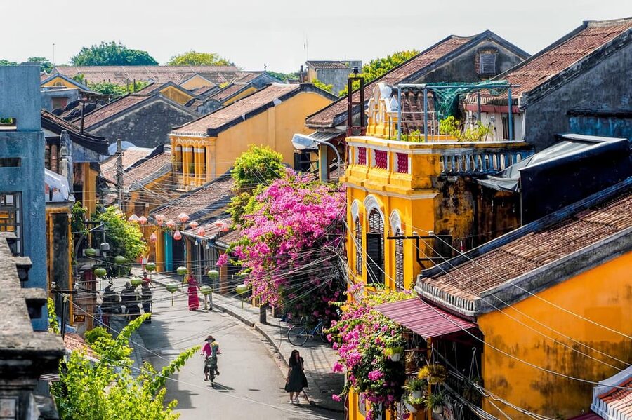 Da Nang/Hoi An: Coconut river boat tour & Lantern Festival - From My Khe Beach to the Marble Carving Village