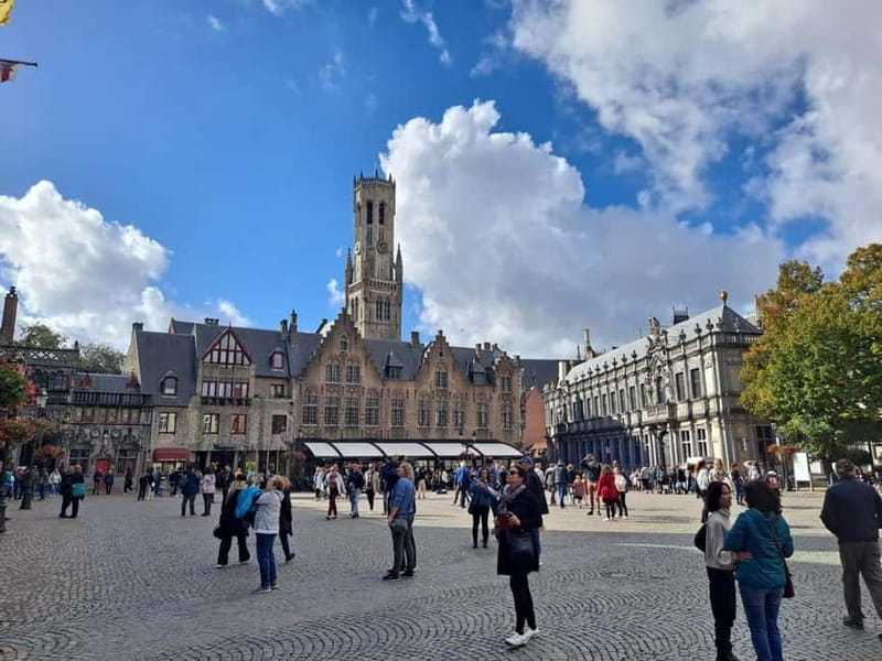 Day trip to Bruges from Paris with canal cruise - A small van, not a big sightseeing bus