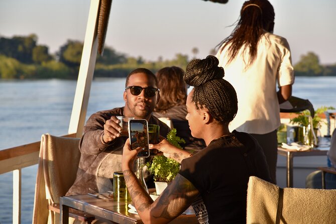 Dinner Cruise on the Zambezi River - Sunset, drinks, and the dinner service