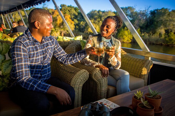 Dinner Cruise on the Zambezi River, Victoria Falls - An intimate boat instead of a big party