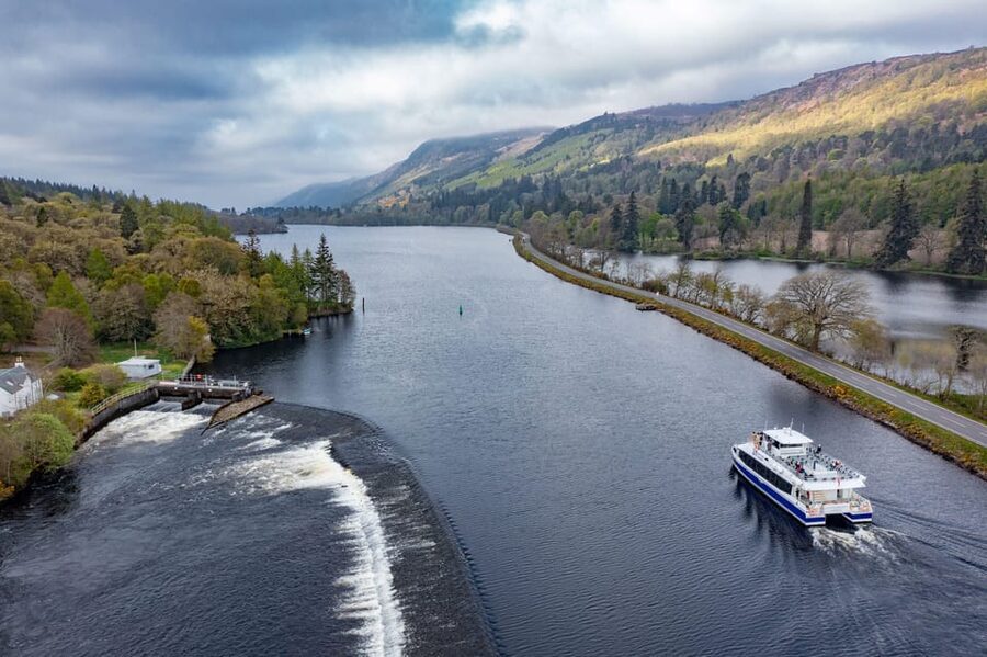 Dochgarroch: Caledonian Canal and Loch Ness 50min Cruise - From Dochgarroch Lock into Loch Ness