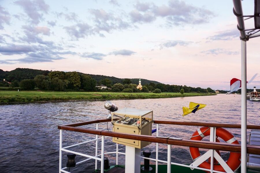 Dresden: Elbe River Cruise to Pillnitz Castle - The long run toward Pillnitz