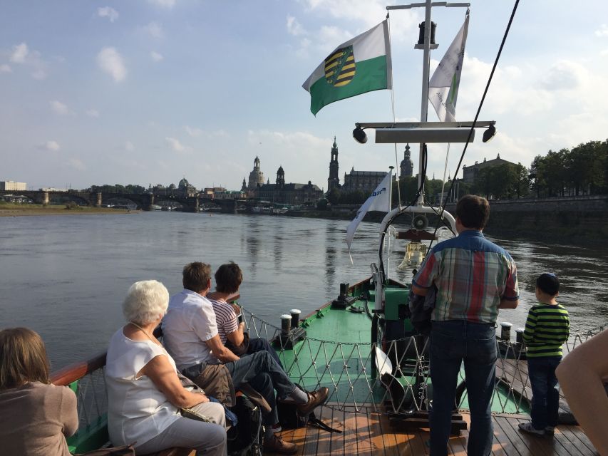 Dresden: Paddle Steamer Cruise & Canaletto View - Returning past Dresden’s grandest sights