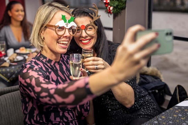 Festive London Christmas Day River Thames Lunch Cruise - Music, carols, and the festive mood