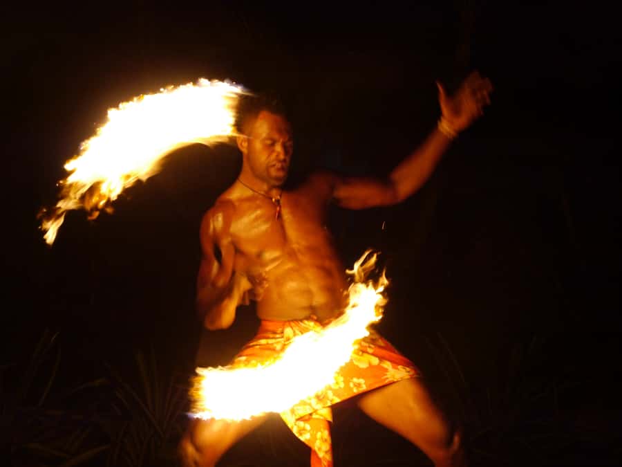 Fiji: Sunset River Cruise & Island Fire Dance Experience - A sunset start on the Tuva River