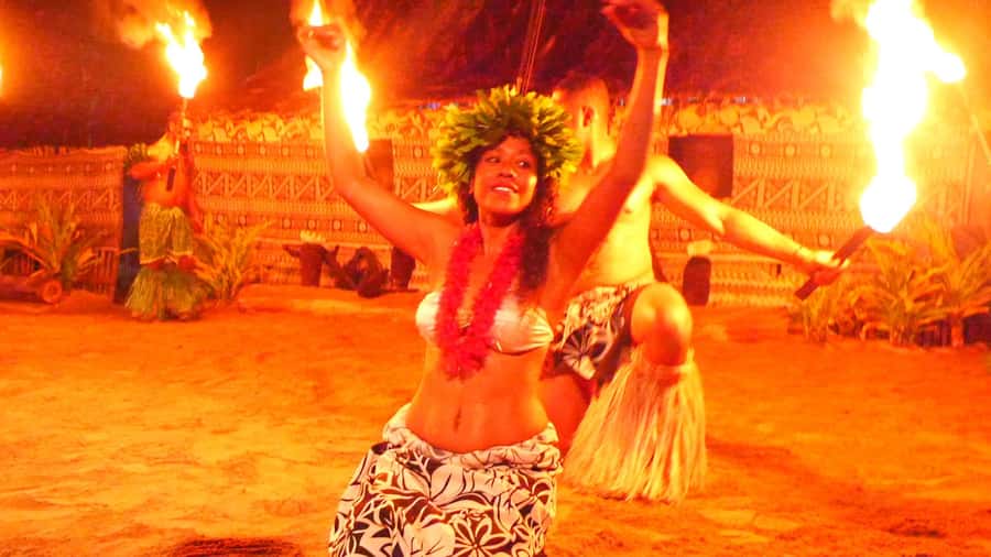Fiji: Sunset River Cruise & Island Fire Dance Experience - Fire walking and the Legends of the Pacific show