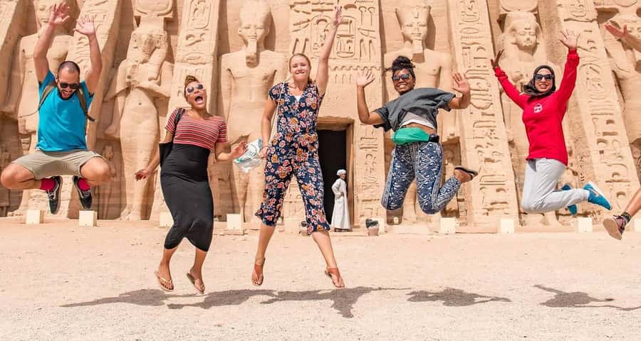 From Aswan:4 Days Nile Cruise Luxor Abu Simbel & Air Balloon - Day three: Edfu and the arrival in Luxor