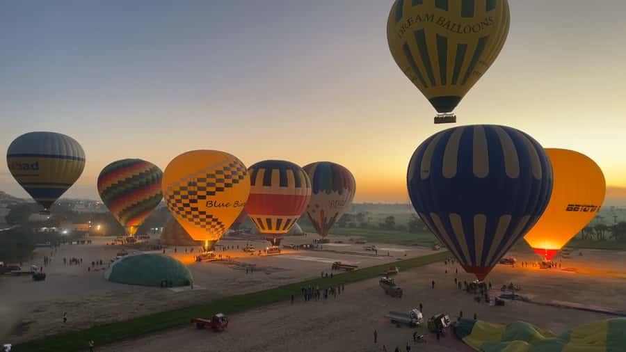 From Cairo: 5-Day Nile Cruise to Aswan & Balloon by Flights - Day 2: Balloon sunrise and the royal tombs of the West Bank