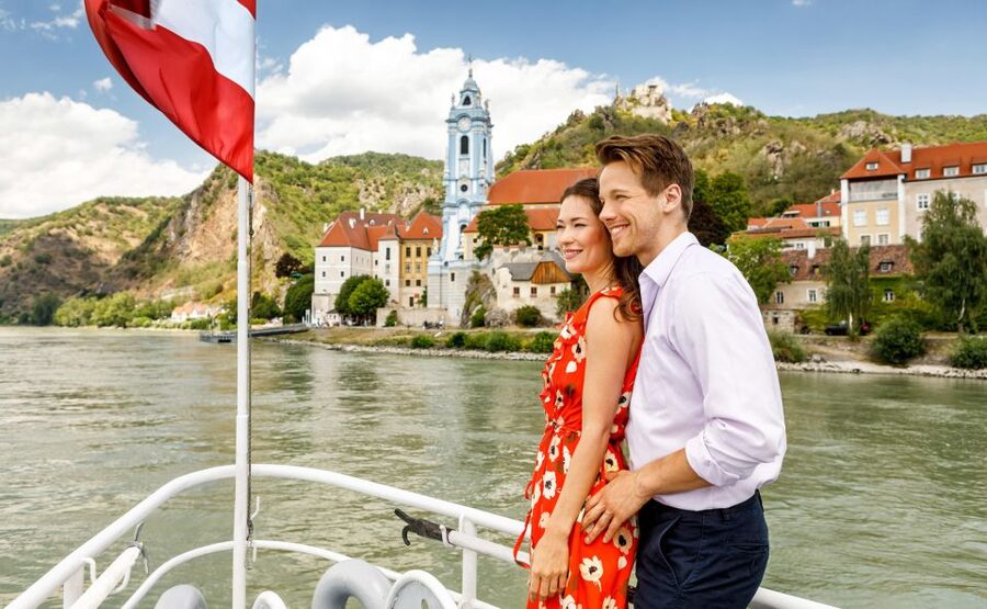 From Melk: 5-Hour Wachau River Cruise - What you see from Melk toward the Wachau