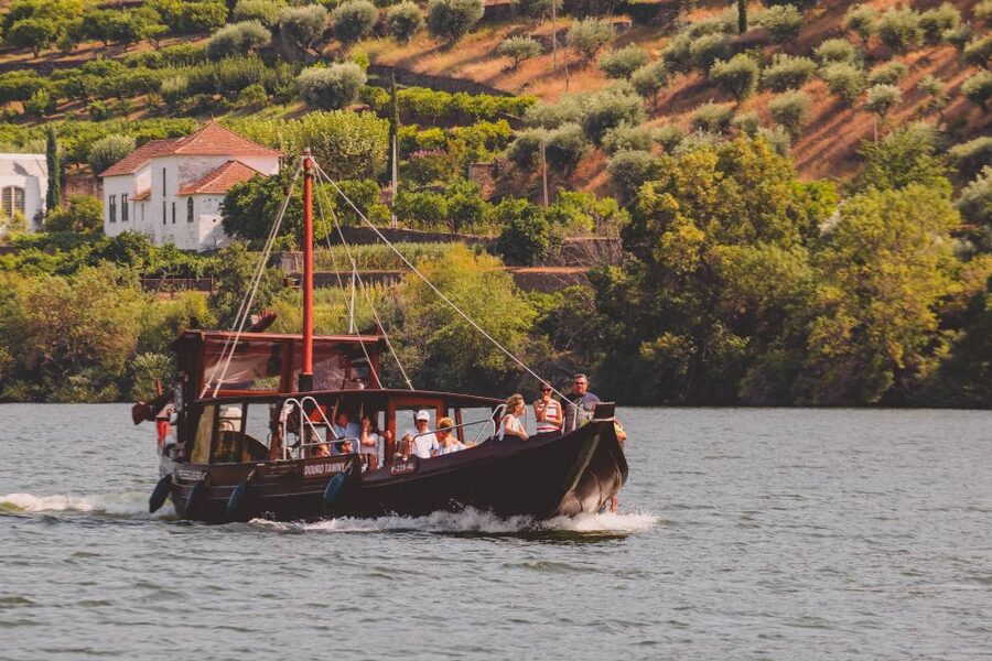 From Pinhão: Douro Valley Rabelo Boat Tour with Audio Guide - Romaneira Valley and the quiet middle stretch