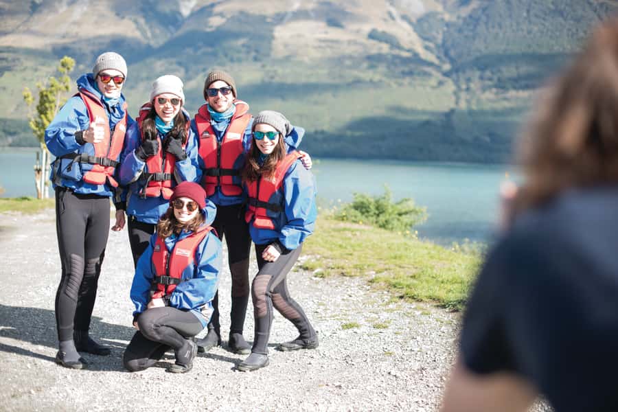 From Queenstown: Dart River Canoe & Jet Boat Day Trip - A slower view from the Funyak