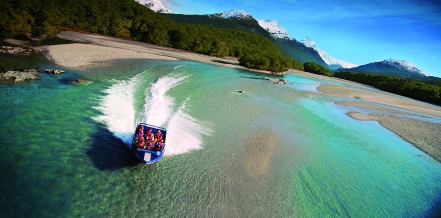 From Queenstown: Dart River Canoe & Jet Boat Day Trip - Paradise Valley and the film locations