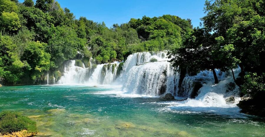 From Split: Krka Waterfalls with Riverboat Ride & swimm stop - What the €30 price really covers