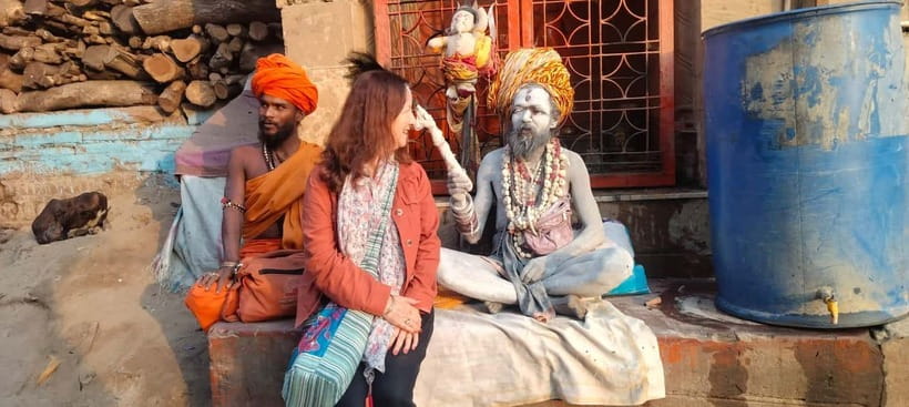 Full-day private Varanasi tour with AC car, boat & Sarnath - Silk weaving and lunch at your own cost