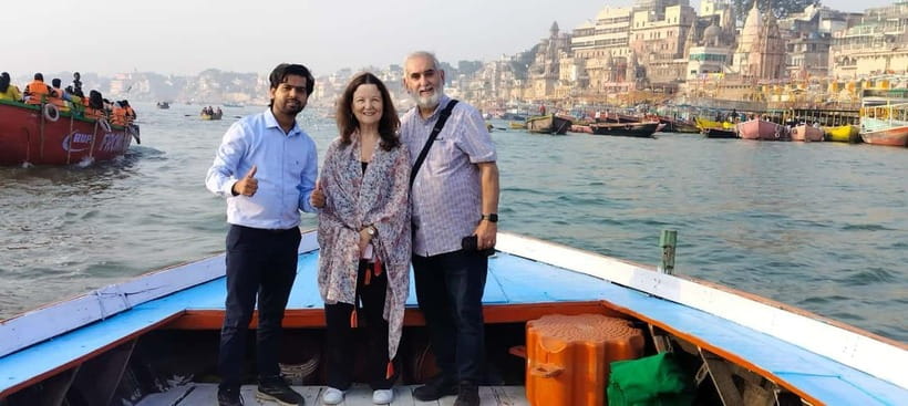 Full-day private Varanasi tour with AC car, boat & Sarnath - Returning to the Ganges for evening prayer