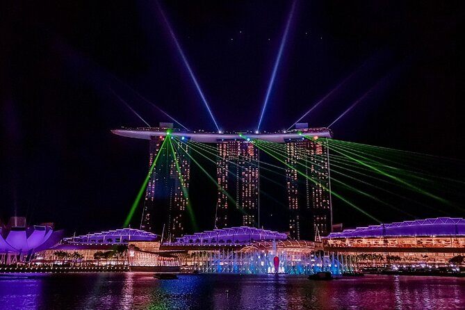 Fun Vee Night Out Guide Tour with River boat - The Gardens by the Bay Rhapsody stop