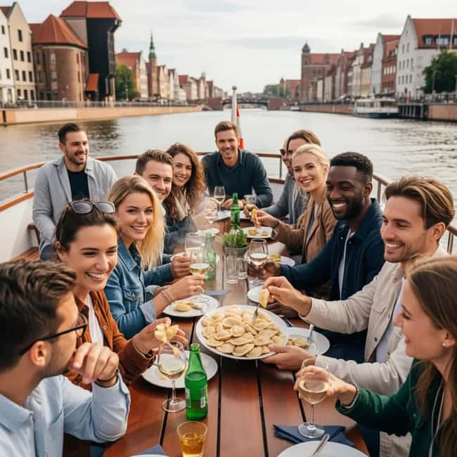 Gdańsk: Motława River Cruise with Pierogi Tasting - From the Imperial Dock to central Gdańsk