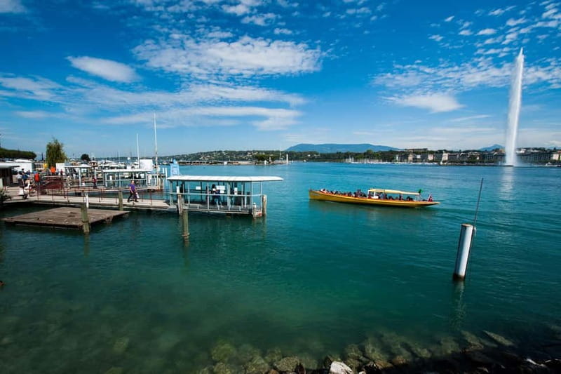 Geneva Walk & Cruise:The secrets of the Jet D'eau & apéritif - The Bâtiment des Forces Motrices sets the tone