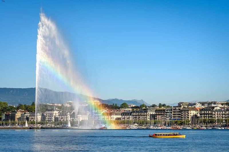 Geneva Walk & Cruise:The secrets of the Jet D'eau & apéritif - Bel-Air was once Geneva’s Machine district