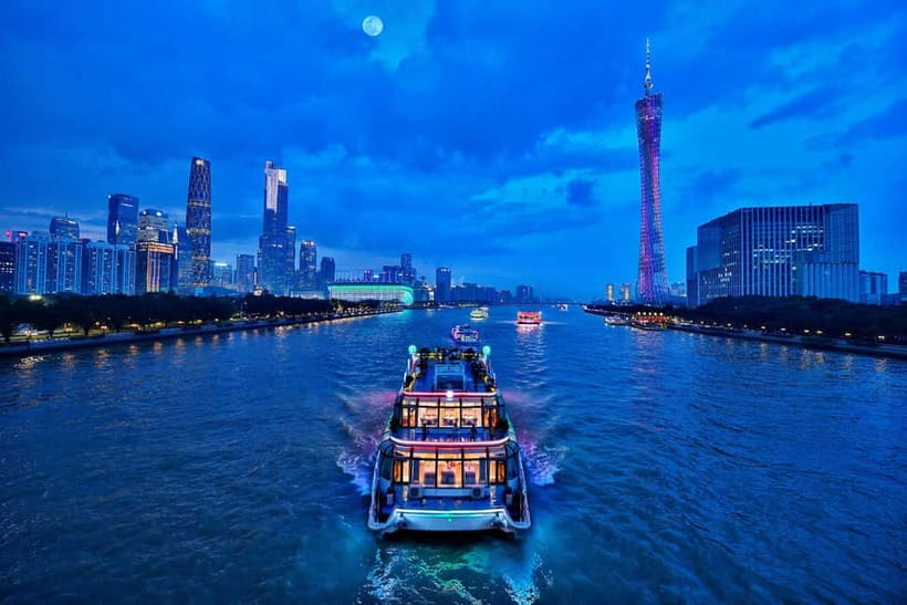 Guangzhou: Pearl River 1-hour Night Cruise (Optional Piers) - What the cruise itself is like