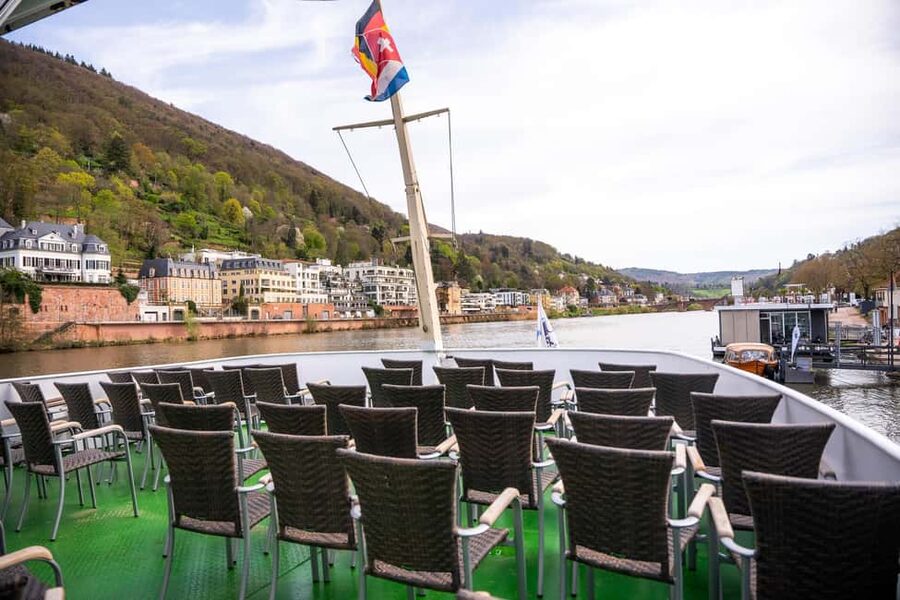 Heidelberg: Neckar River Sightseeing Boat Tour with Drink - The turn at Wieblinger Wehrsteg