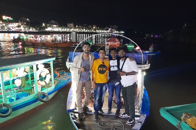 HoiAn Small Boat By Night on Bach Dang River - Choosing night for a river lantern