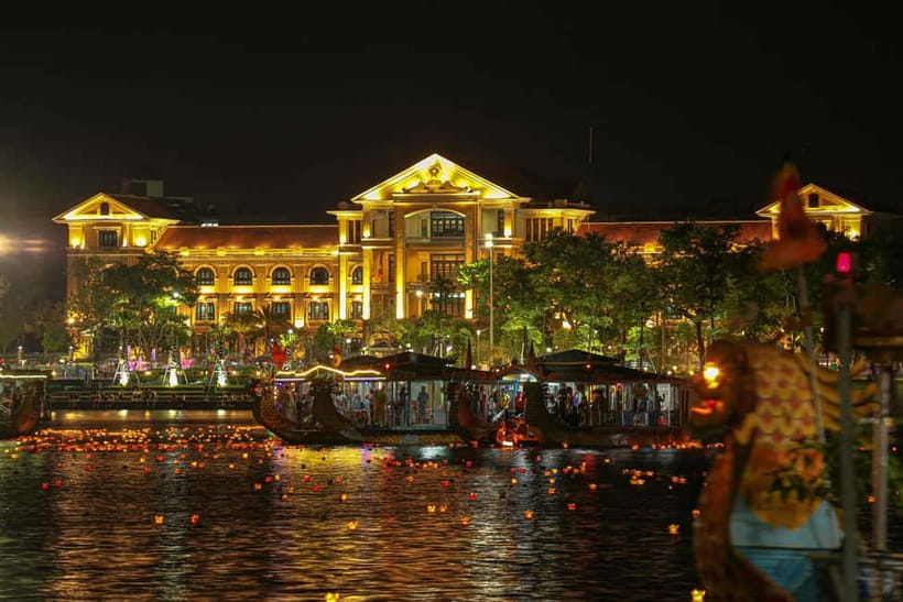 Hue: Perfume River Dinner Cruise with Traditional Show - Meeting the boat at 49 Le Loi Street