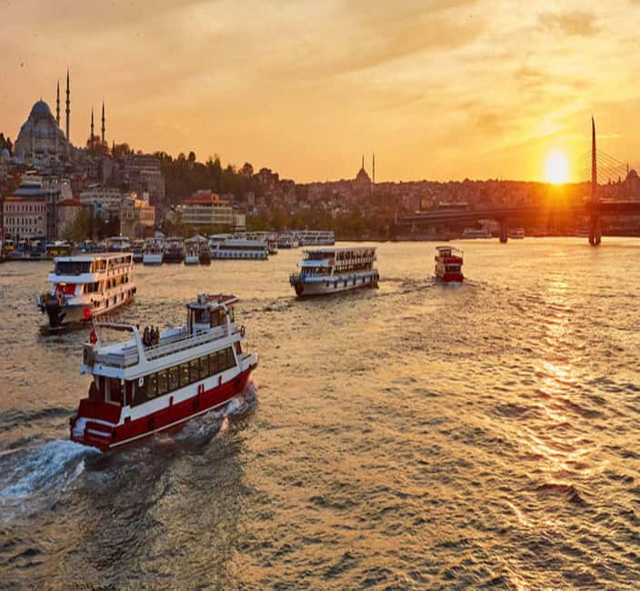 Istanbul: Bosphorus Cruise Morning or Sunset Boat Tour - Tea, coffee, and the onboard pace