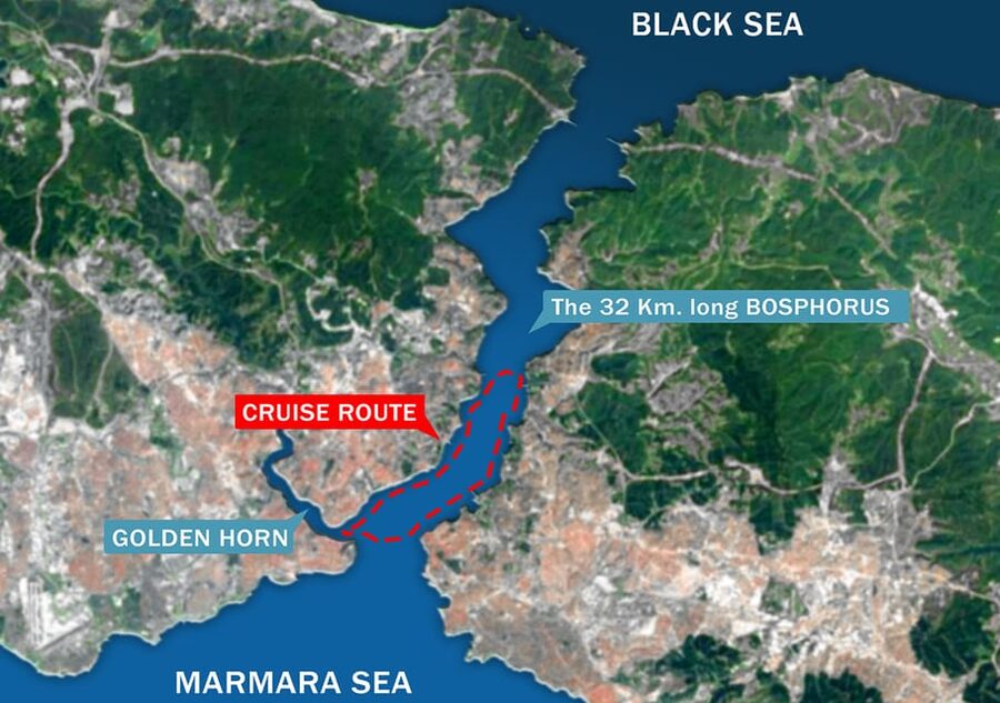 Istanbul: Bosphorus Sightseeing Cruise with Sunset Option - What you see along the European and Asian shores