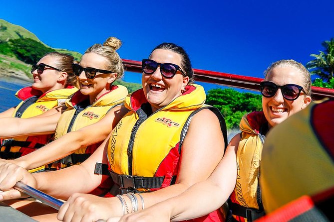 Jet Boat Safari on the Sigatoka River - Boarding the boat at Nakaracia
