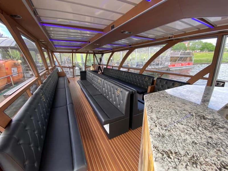 Krakow: Day or Night Vistula River Cruise with Audio Guide - Bernatek Footbridge and the river’s modern face