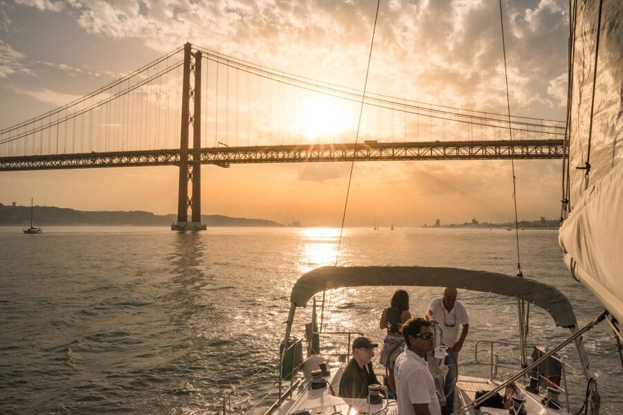 Lisbon: Private Sunset Cruise on the Tagus River with Drink - What the yacht atmosphere is really like