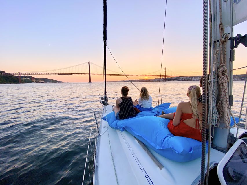 Lisbon: Tagus River Sunset Cruise with Drinks - Belém Tower and the western waterfront