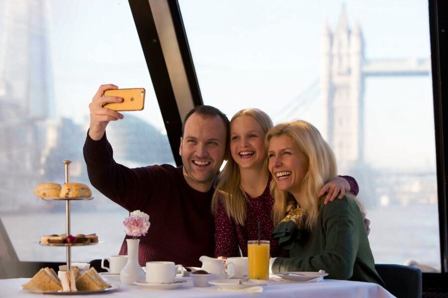 London: Afternoon Tea Cruise on the River Thames - The Shard, Shakespeare’s Globe, Tate Modern, and the South Bank