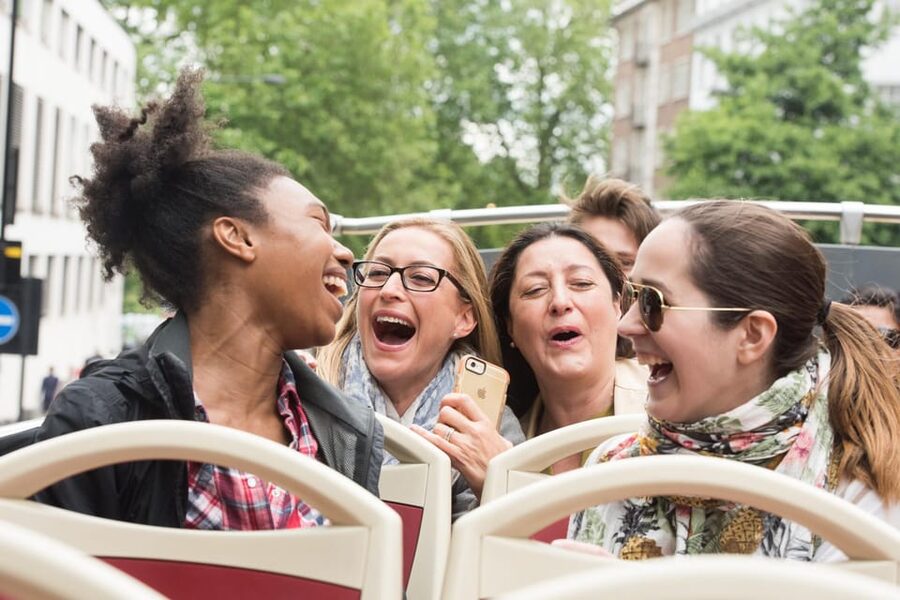 London: Big Bus Hop-on, Hop-off with Optional River Cruise - London after dark on the panoramic evening tour