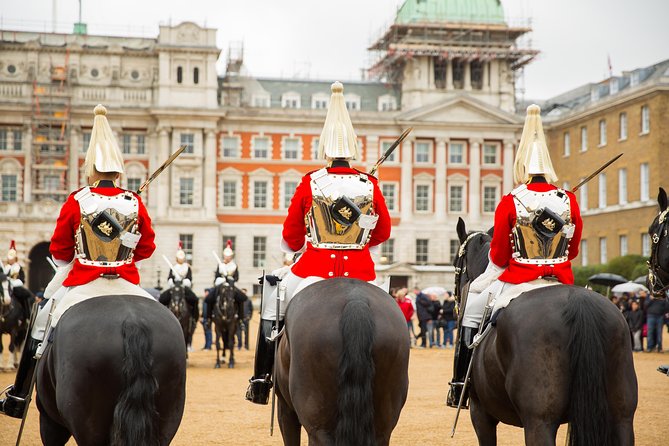 London In One Day Tour with River Cruise & London Eye Option - Big Ben, Westminster Abbey, and Trafalgar Square from the coach