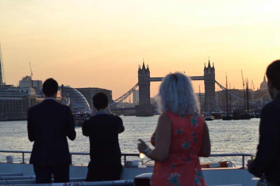 London: River Thames Evening Cruise with Bubbly and Canapés - Boarding at Tower Millennium Pier