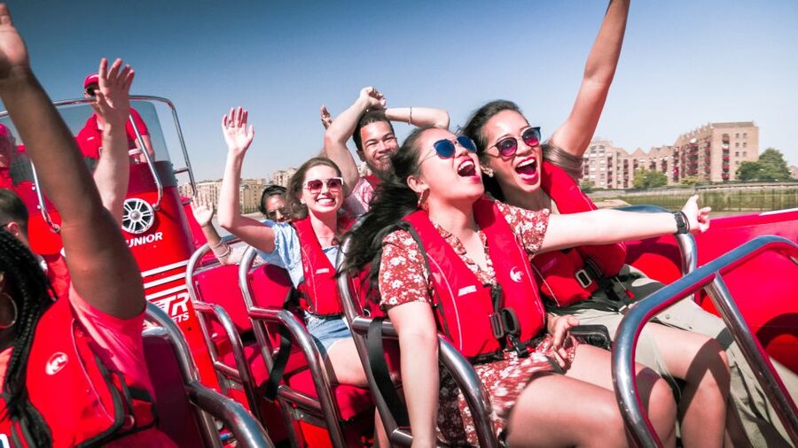London: River Thames Speed Boat Tour - London Bridge, The Shard, and HMS Belfast