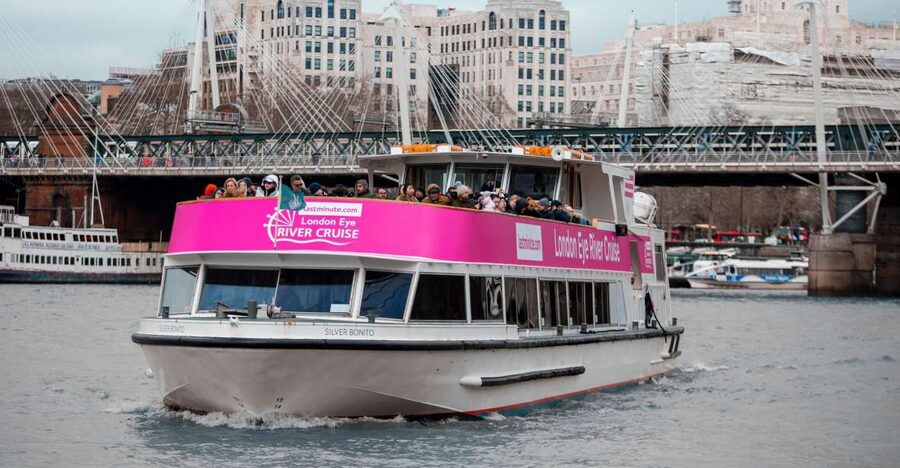 London: Thames River Cruise with Optional London Eye Ticket - Westminster Bridge and Big Ben set the tone