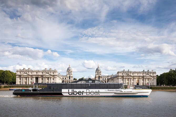 London: Uber Boat - Single Journey River Thames Cruise - Choosing your direction from Battersea to Barking Riverside