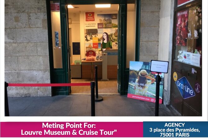 Louvre Museum and Seine River Cruise Tickets by e-mail - A two-and-a-half-hour route through the Louvre