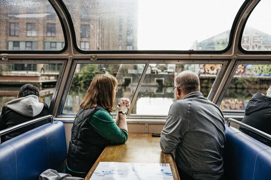 Manchester: Canal & River Cruise - Boarding beside The Lowry at Salford Quays
