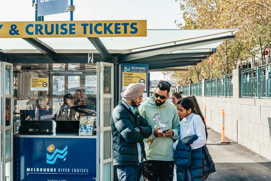 Melbourne: 2-Hour City Highlights River Cruise - Inside seating, the open deck, and Melbourne weather