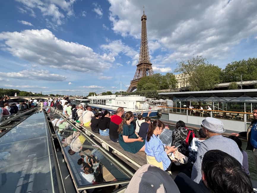 Paris: 1-Hour Seine Cruise departing from the Eiffel Tower - Choosing the best time: noon, sunset, or after dark