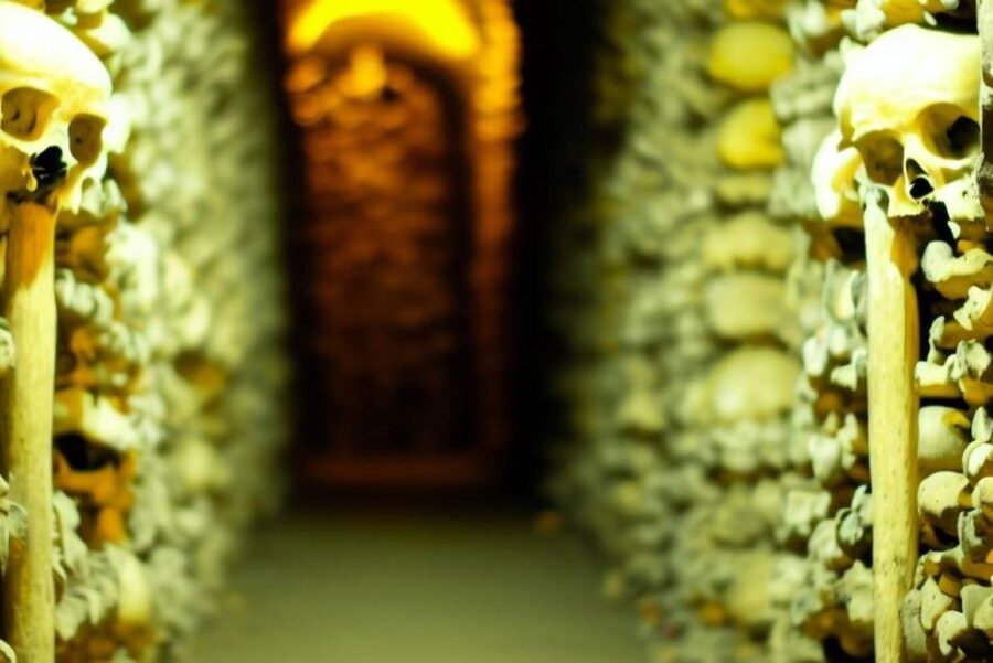 Paris: Catacombs, Audio Guide, and River Cruise Option - Down into Paris at the Catacombs entrance
