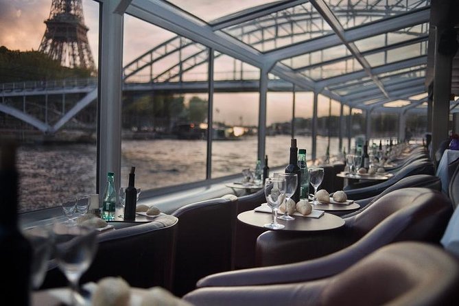 Paris en Scene 3 Course Seine River Dinner Cruise - The three-course dinner and drink choices