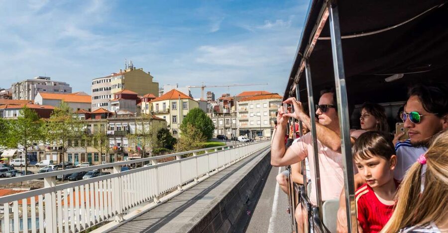 Porto: City Train Tour, River Cruise & Wine Cellar - The train continues through Porto’s central sights